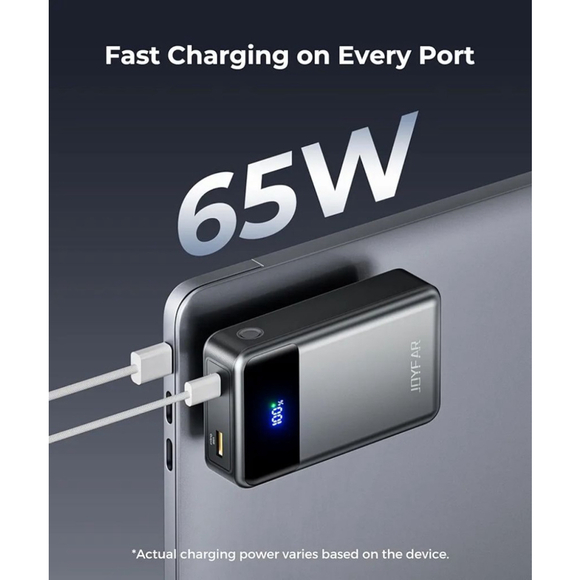 Portable Charger Power Bank 30000mAh 65W Laptop Travel Essentials Battery Pack - Picture 2 of 11